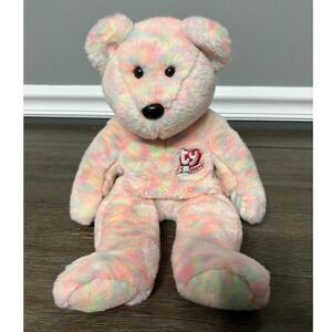 Vintage 2001 Ty Beanie Buddies Celebrate Teddy Bear Plush